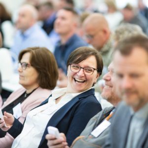 conference crowd